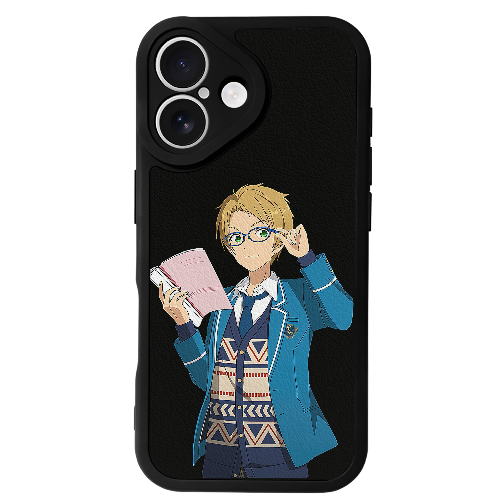 （画像用） あんさんぶるスターズ! Ensemble Stars 【iPhone 16シリーズ対応】シリコンスマホケース（レザー調） 材質：シリコン